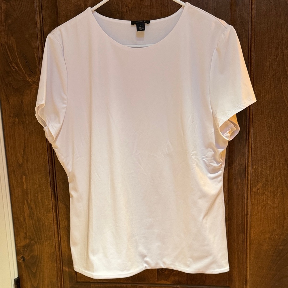 Elegant White Women's Top- XL
